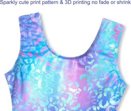 Domusgo Gymnastics Leotards - Sparkly One-Piece Tumbling Outfits for Girls | Stylish & Comfortable