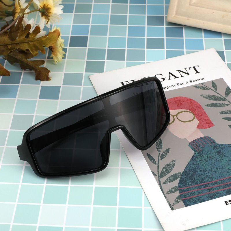 WANWAN Men and Women's Sunglasses, Cycling Sports Glasses 80s Baseball Glasses for Youth Kids Teens