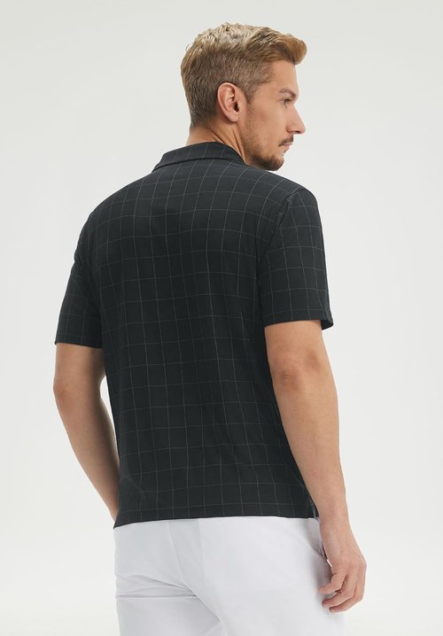 M MAELREG Men's Golf Shirts - Lightweight Short Sleeve Polo with Moisture Wicking & UPF 30+ Protection