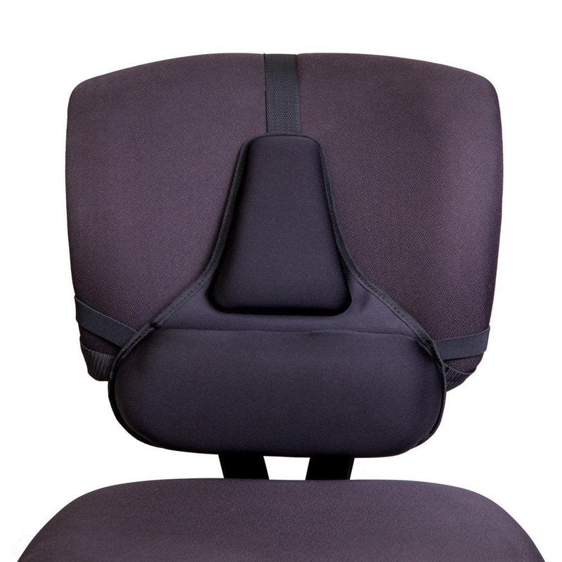 FOMI Firm Gel Foam Back Support (14" x 15") Care | Upper Lower Thoracic and Lumbar Support for Car, Home, Office Chair | Promotes Healthy Posture, Sciatica Pain Relief