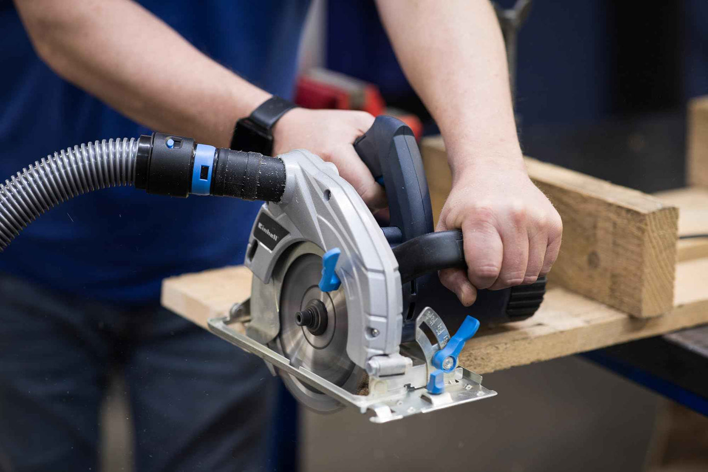 Cen-Tec Systems 94709 Quick Click 16 Ft. Hose for Home and Shop Vacuums with Expanded Multi-Brand Power Tool Adapter Set for Dust Collection