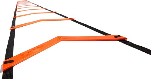 JAWKU Speed Ladder - Extra Long 21-Foot with 15 Rungs for Enhanced Balance and Agility Training