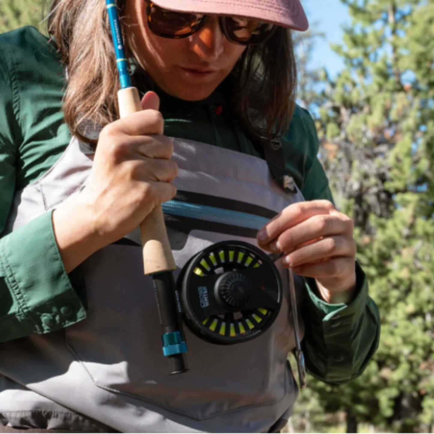 Redington Crosswater IV Fly Reel, Durable Fly Fishing Reel, Black, 7/8/9