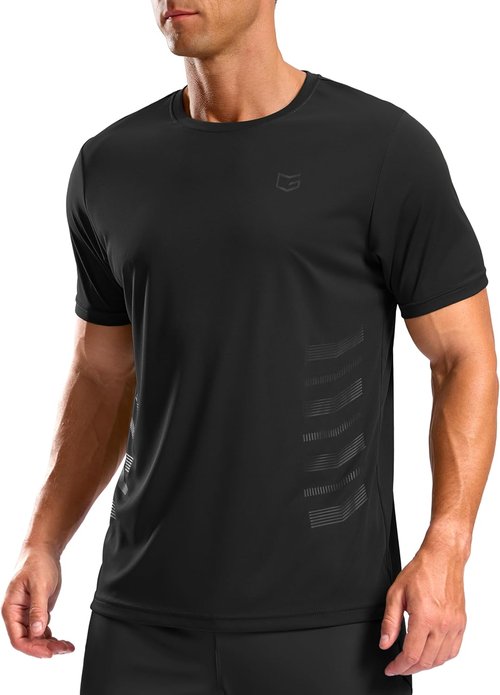 G Gradual Men's Athletic Running Shirts - Quick Dry Moisture-Wicking Short Sleeve Gym Tops