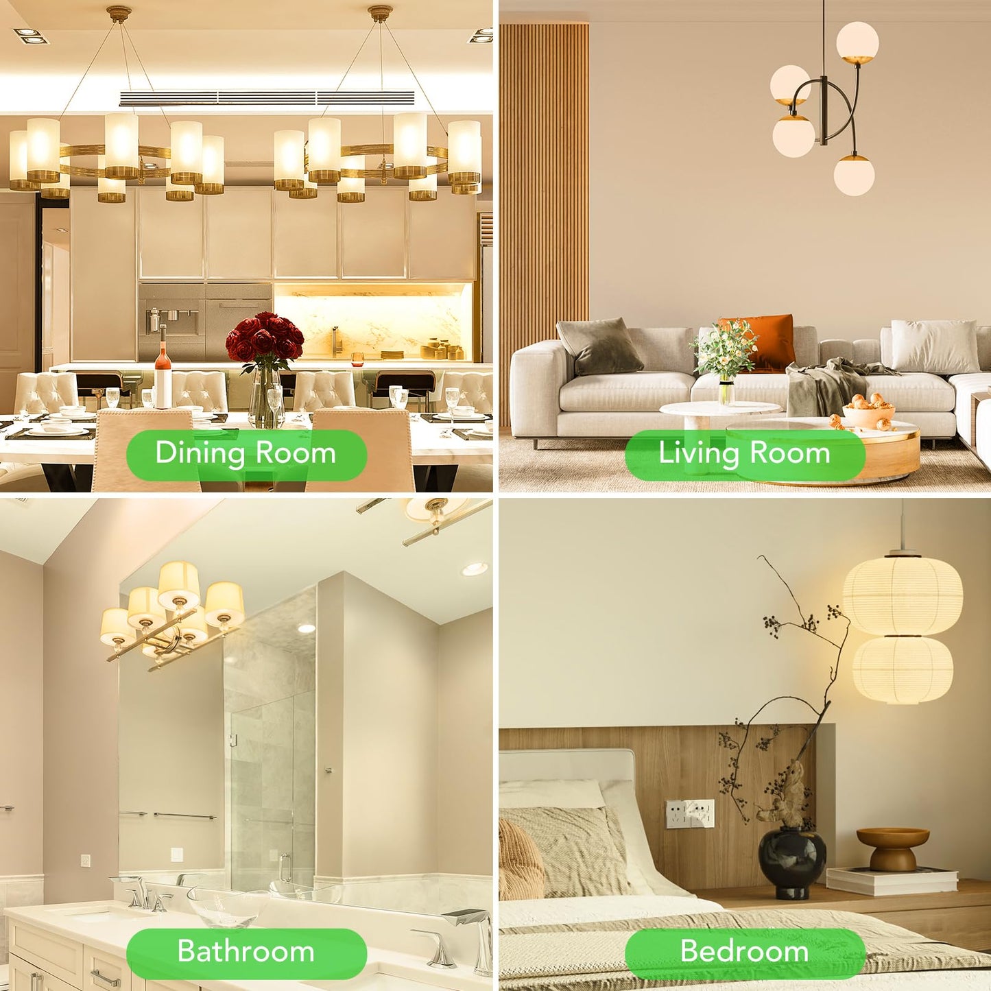 BUBO G9 LED Bulb 2700K Soft White 430 Lumens, 3W Equivalent 40W T4 G9 Halogen Replacement, 360°Beam Angle 120V Non-Dimmable No-Flicker G9 Light Bulbs for Crystal Chandelier Lighting, 10 Pack