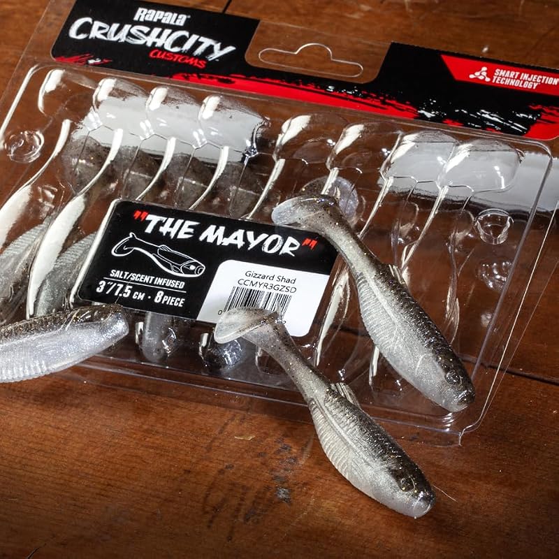 Soft Plastic Paddle Tail Swimbait - Sexy Shad / 4"