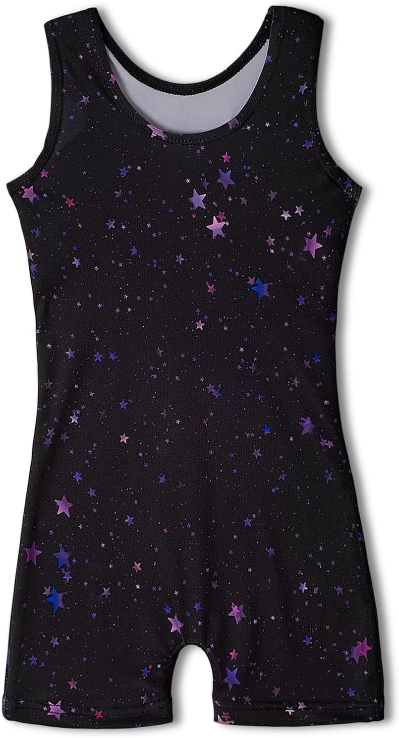 Skiennix Girls' Gymnastics Leotard - Stylish Biketard for Toddlers & Kids | Multiple Colors Available