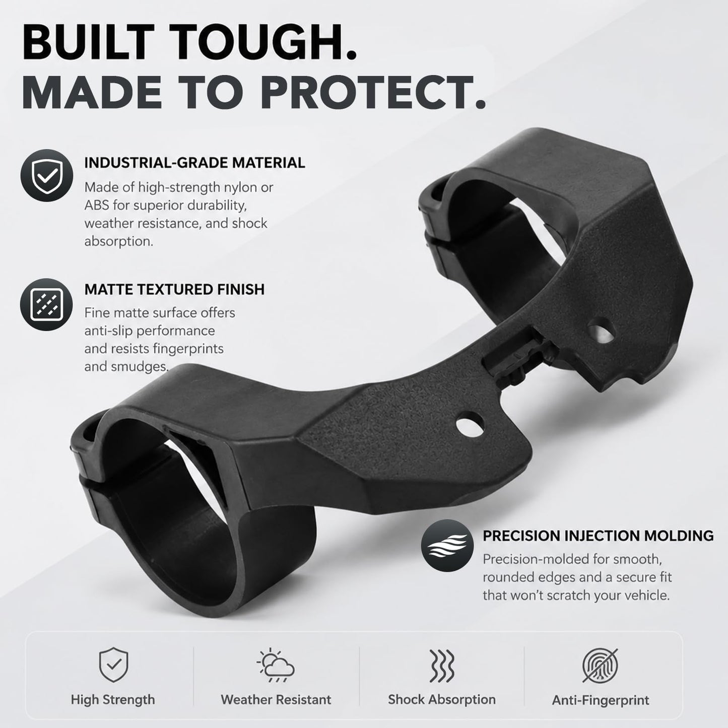 Electric Bike LCD Display Holder, Sturdy Plastic Meter Bracket Replacement for BAFANG 850C C965 Monitor, Precision Fit E Bike Screen Mount, Easy Install Cycling Accessory