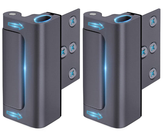 Door Lock for Front Door Kids Safety - Home Security Door Reinforcement Lock Child Proof Doors Latch for Top of Door from Inside Toddler Guardian High Flip Childproof for Night Apartment Bedroom