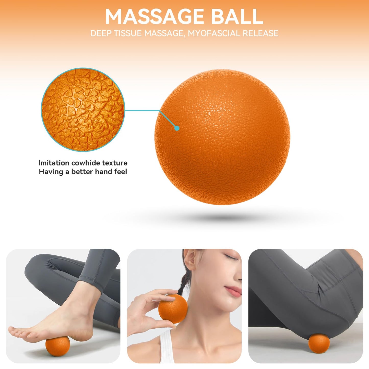 Krightlink 5 in 1 Foam Roller Set Trigger Point Exercise Foam Roller