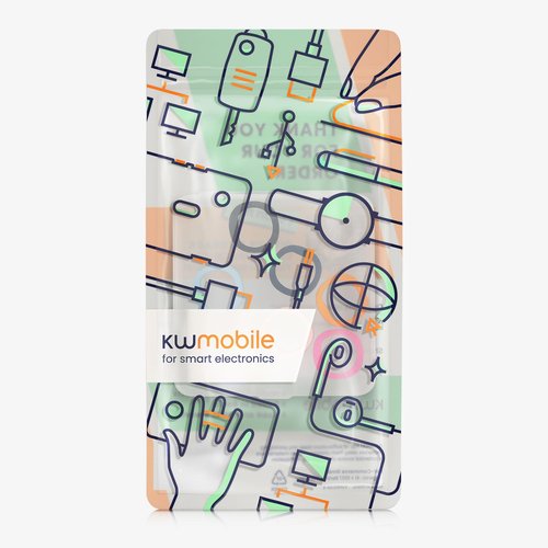 kwmobile 8X Smart Ring Protective Cover Compatible with RingConn Gen 2 SmartRing - M Size 9 10 11 Case - Silicone Ring Protector - Multicolor