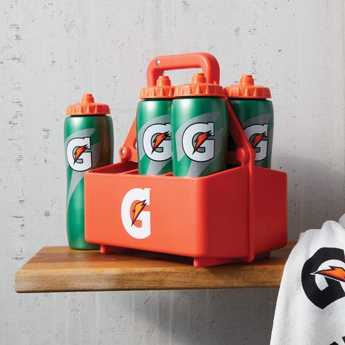 Gatorade Squeeze Bottle Holder (Holds 6 Bottles), Orange