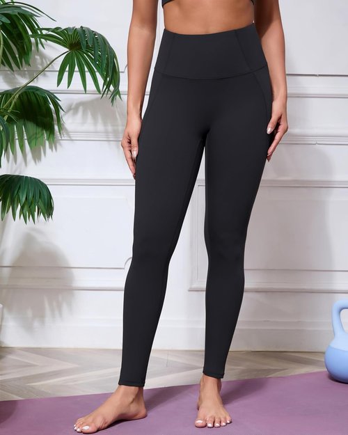 Grace Form Yoga Leggings - Ultra Soft High Waisted Women's Workout Leggings for Gym & Running