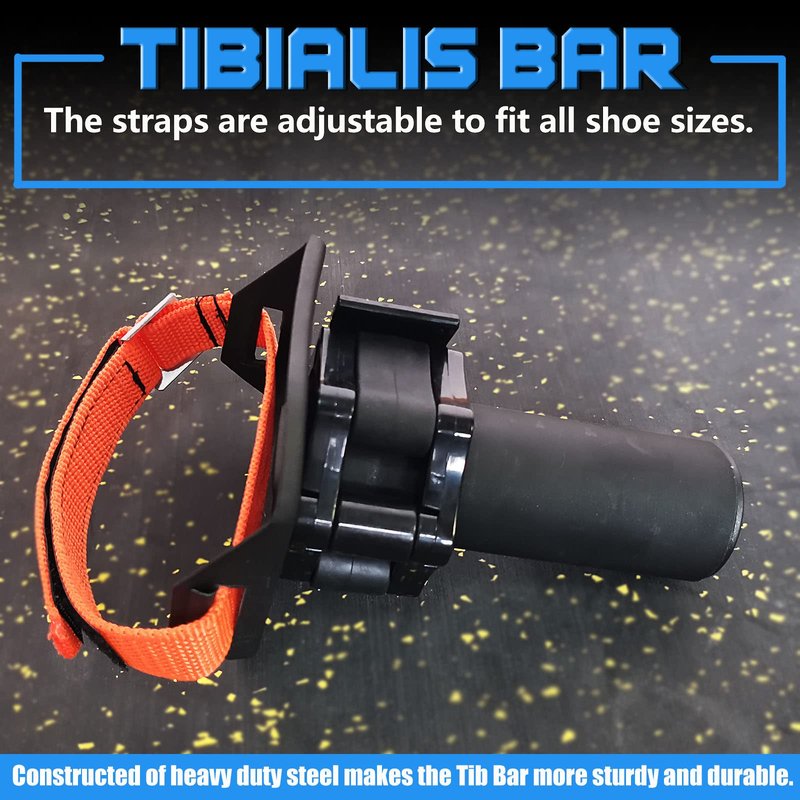 Tib Bar for Leg Strength Training, Biceps Femoris Muscle Exercise Equipment Tibia Dorsi Calf Machine, Tibialis Bar Leg Machine Tibialis Trainer (S-Foot BAR)