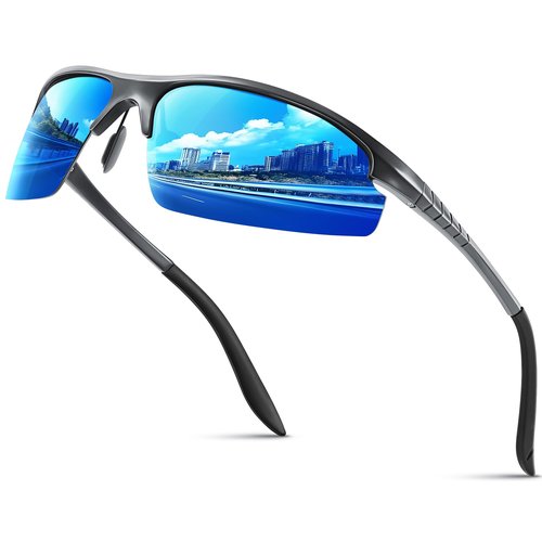 gesruny Polarized Sport Sunglasses for Men and Women, Lightweight Sun Glasses with UV Protection for Cycling Running Z1