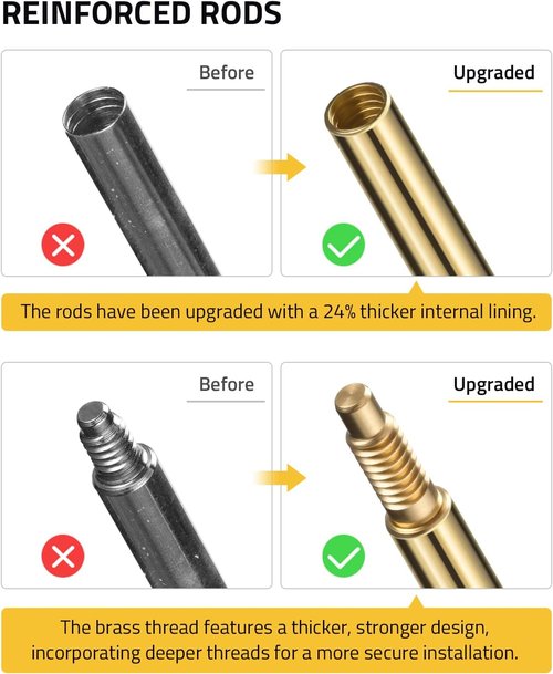 CVLIFE Gun Cleaning Kit - Universal Cleaning Solution for .177, .22, 9mm, .357, .40, .45 Firearms