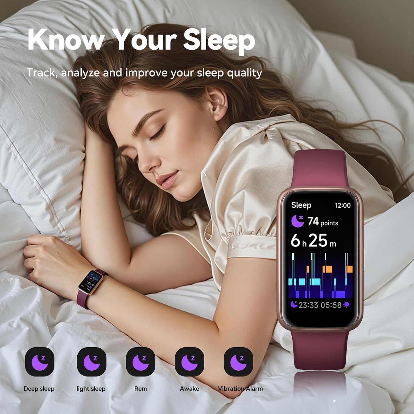 Skiennix Smart Watch - 1.47" Color Screen Fitness Tracker with 100+ Sport Modes & Heart Rate Monitor | Waterproof