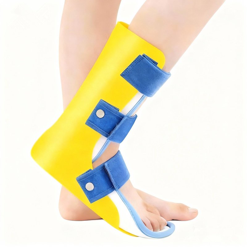 RousuMedi Pediatric AFO Kids Ankle Foot Brace Drop Foot Splint for Child Toddler Ankle Foot Orthosis Night Splint (Left Foot, Medium)