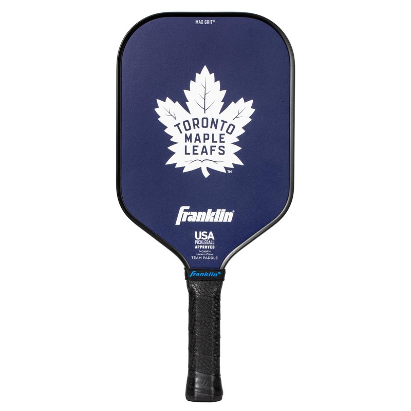 Franklin Sports NHL Toronto Maple Leafs Pickleball Paddle - Official NHL Team Rackets - USAP (USAPA) Approved Premium Quality Pickleball Paddles - Authentic Team Logos + Colors