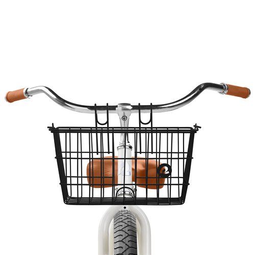 R﻿etrospec Apollo-Lite Lift-Off Front Bike Basket, Lightweight Steel ﻿with Integrated Detachable Hooks and Built-in Handle for Easy Assembly and Portability