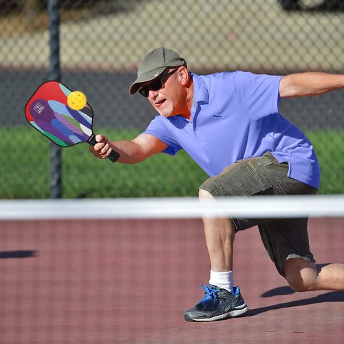 Graphite Pickleball Paddles Set of 6, 2025 USAPA Approved, 2 Kids & 4 Adult Paddles, Fiberglass Surface (CHS), Polypropylene Lightweight Honeycomb Core, 6 Pickleball, 4 Replacement Soft Grip + Bag