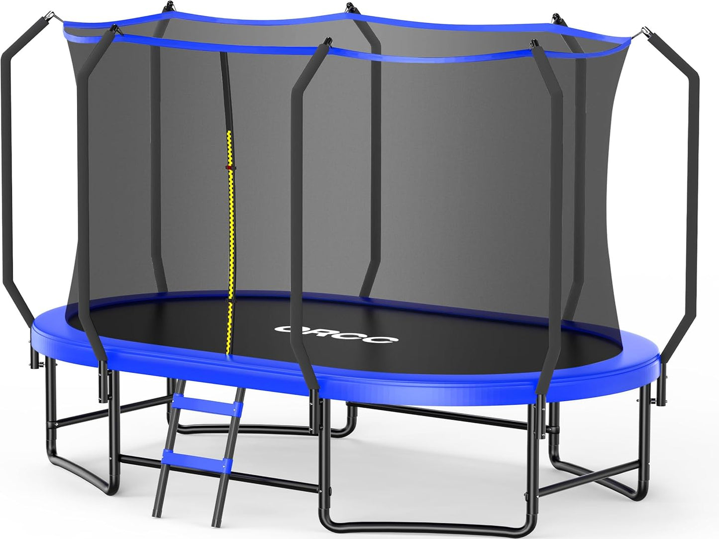 ORCC Oval Outdoor Trampoline - Heavy-Duty Safety Net for Kids | Durable Galvanized Steel Frame