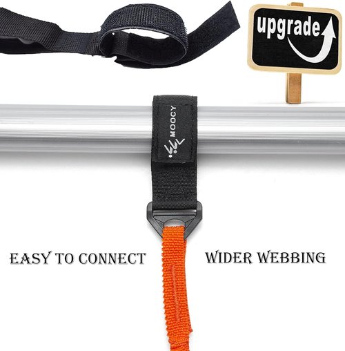 Kayak Paddle Leash - Stretchable Coiled Lanyard for Kayak Fishing Accessories | Durable & Reliable