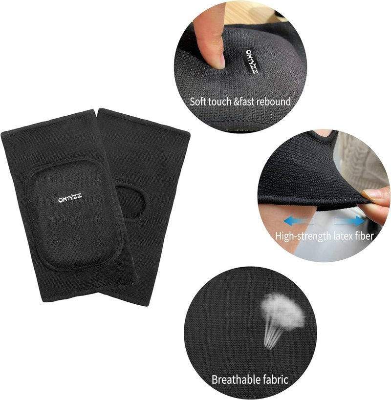 ONTYZZ Elbow Pads with Thicken Sponge Padding Breathable Stretchy Cotton Elbow Pads for Kids Child Girls Boys Teens Youth Women