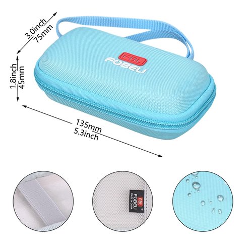 FBLFOBELI Hard Case Compatible with EMAY 6L Portable ECG Monitor