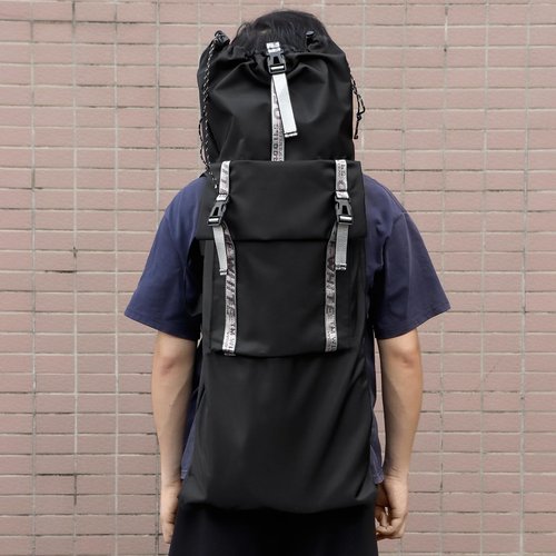 Tobefore Large Skateboard Backpack - Fits 30 Inch & Oversize Skateboards up to 33", Waterproof Durable Skate Bag with Adjustable Shoulder Strap, Outer Pocket & Reflective Zipper Chain