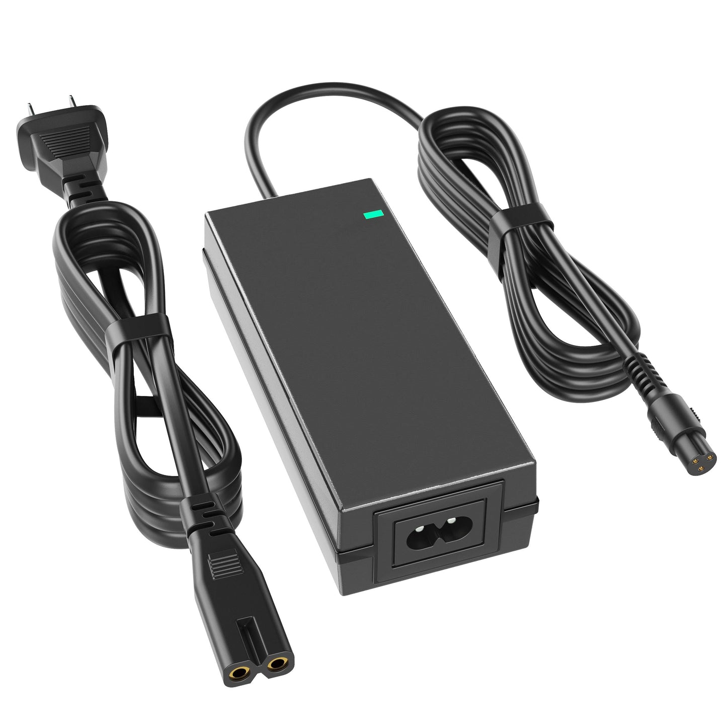 EWUNAX SGS Certified 42V 2A Power Adapter PowerFast 3-Prong Inline Connector for 36V Sports Mod,Pocket Mod Lithium Battery,Lithium Battery Power Charger.