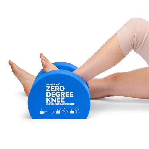 BoneFoam Zero Degree Knee | Rehab After Knee Replacement, MCL, ACL Surgeries | Helps Improve Extension, Mobility & Flexibility | Passive & Gravity-Assisted Extension | Made in USA | Graphics May Vary