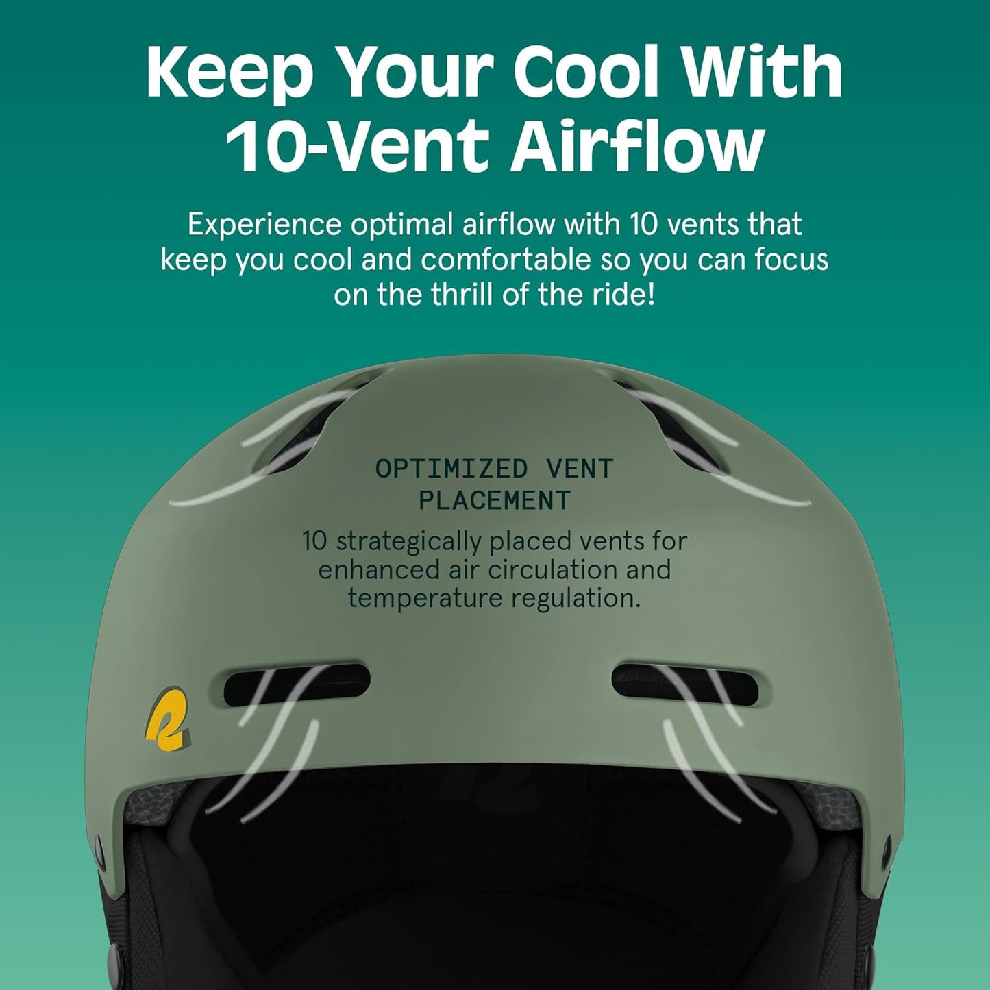 Retrospec Comstock Ski Helmet - Adjustable Snowboard Helmet with Protective Shell & Breathable Vents for All Ages