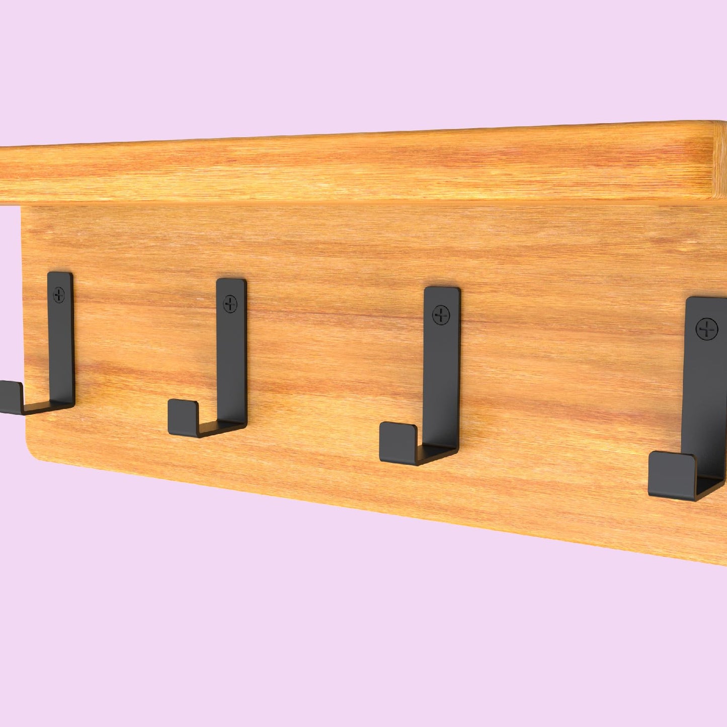 Aufuga Hooks for Hanging Stainless Steel Heavy Duty Coat Hook Wall Hooks Robe Hanger Hooks Hanging Hat Key Holder for Towel and Bags Indoor Outdoor, (Black-Square, 2.5x1.3inch,8pcs)