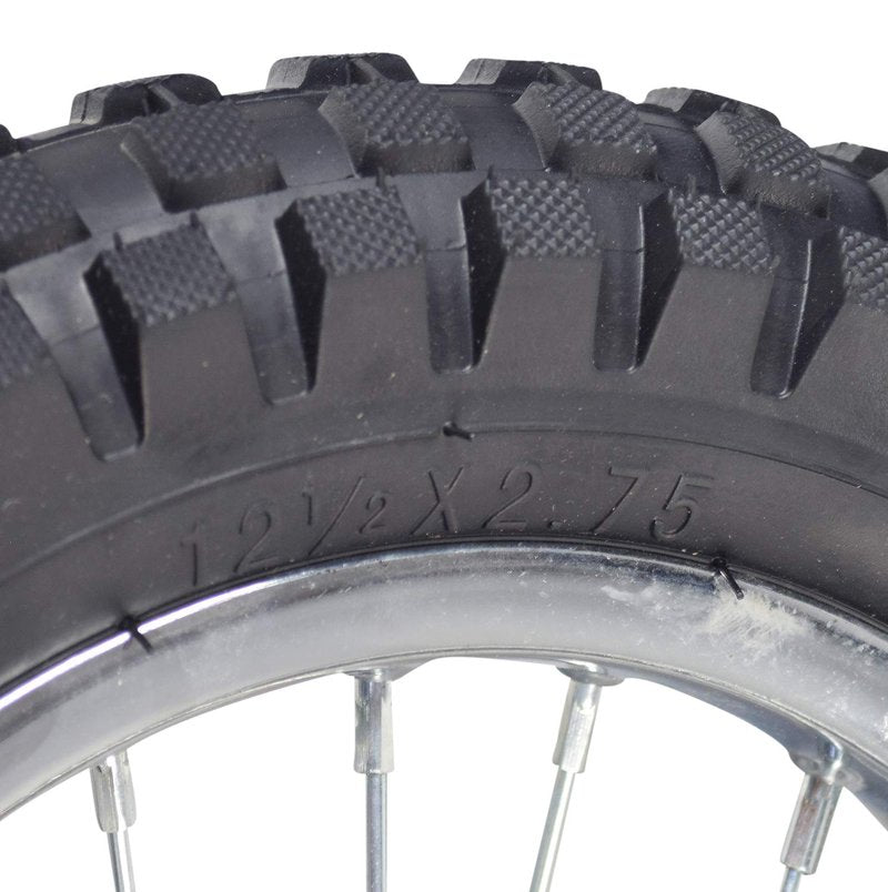 AlveyTech Front Wheel Assembly for the Razor MX350 (Versions 9 and Up) and MX400 (Versions 1 and Up) - Razor MX350 Replacement Tire