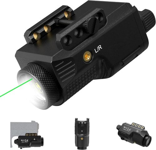 **Skiennix Pistol Laser Light Combo - 800 Lumens Green Laser Beam & Tactical Flashlight for Glock & Rifle**