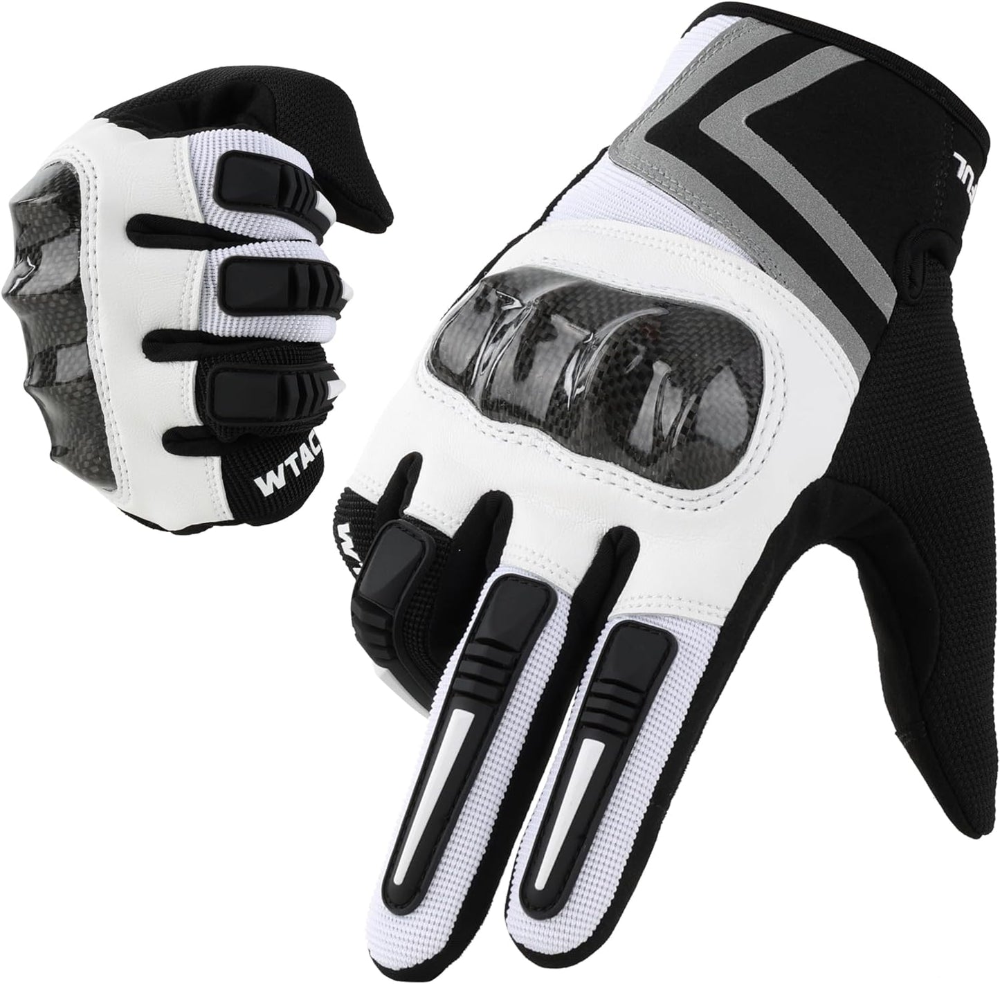 WTACTFUL Motorcycle Gloves - Lightweight Touchscreen Summer Gear for Men | Breathable Motocross Riding