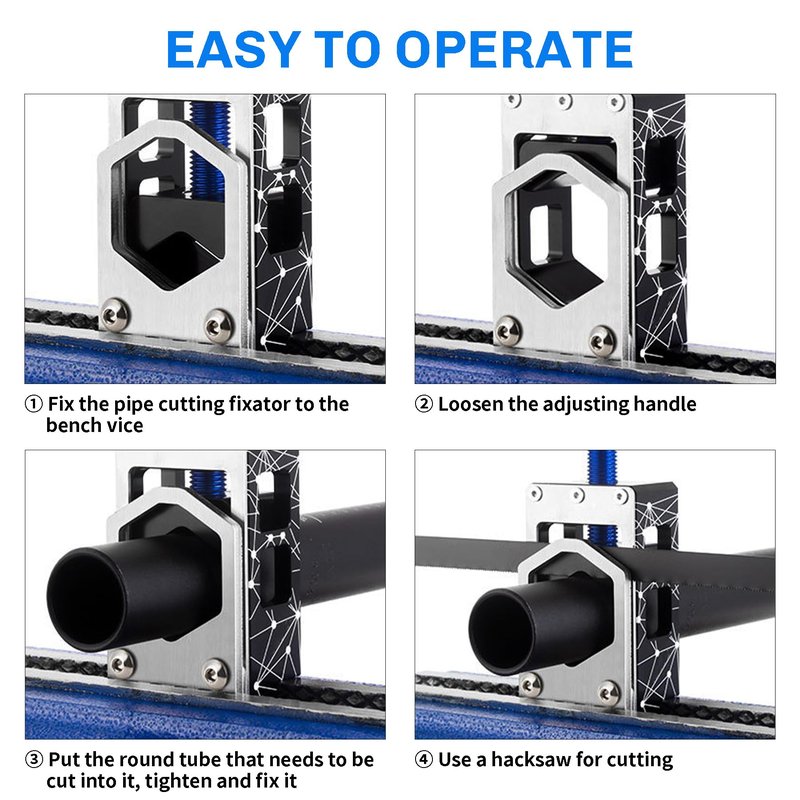 Aikolesa Bike Saw Guide, Seat Post Cutting Tool, Bicycle Handlebar for Seatpost Cutting, Adjustable Cycling Saw Guide for Road Mountain Bike Fork Steerer