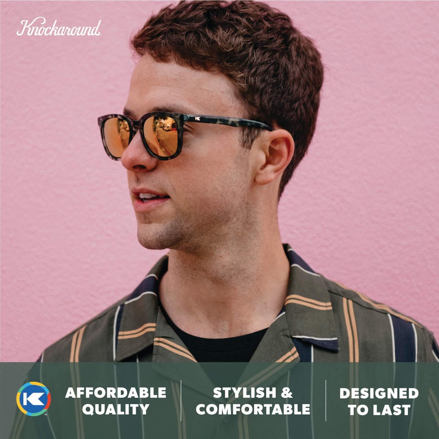 Knockaround Paso Robles Polarized Sunglasses for Men & Women - Trendy Sunglasses - UV400 Protection