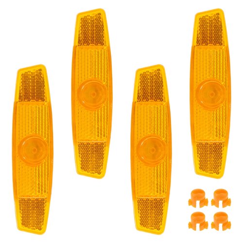Coufce Bicycle Reflectors, Bicycle Night Safety Warning, Road Spoke Lights, Bicycle Wheel Rim Reflective, Bike Handlebar Bell, Bicycle Accessories