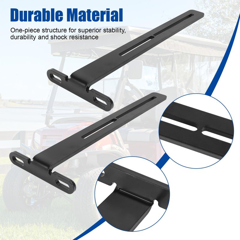 Soundbar Mounting T-Bracket Golf Cart Speaker Mount Bracket Compatible with SE18, SE26, SEB26, SEDS32 Soundbars Universal T-Shaped Black Roof Mount
