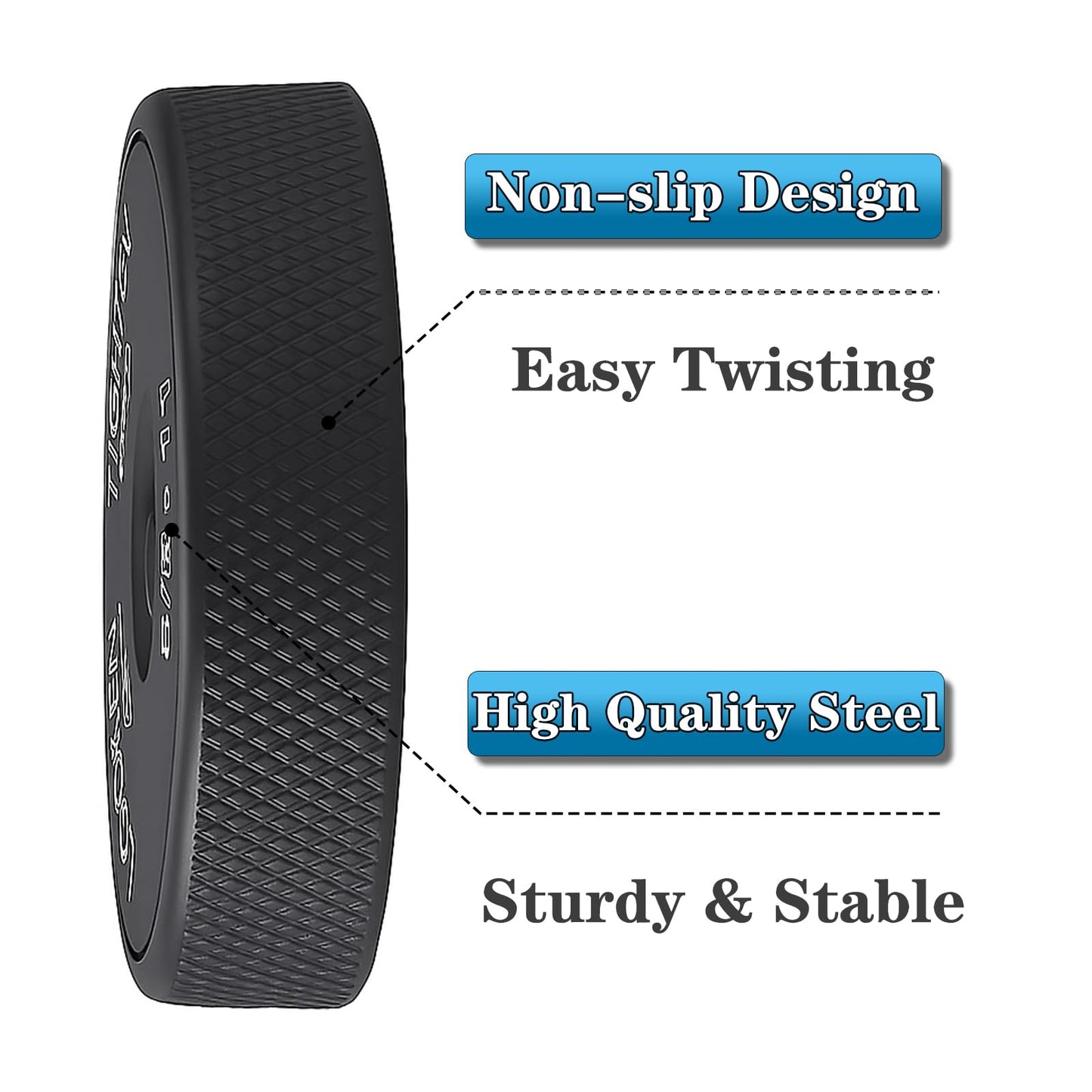 Saipe 5/8''-11 Thread Angle Grinder Flange Nut, Metal Grinder Lock Nut Quick Release Locking Nut for Angle Grinder with 5/8-11 Threaded Spindle (Black)