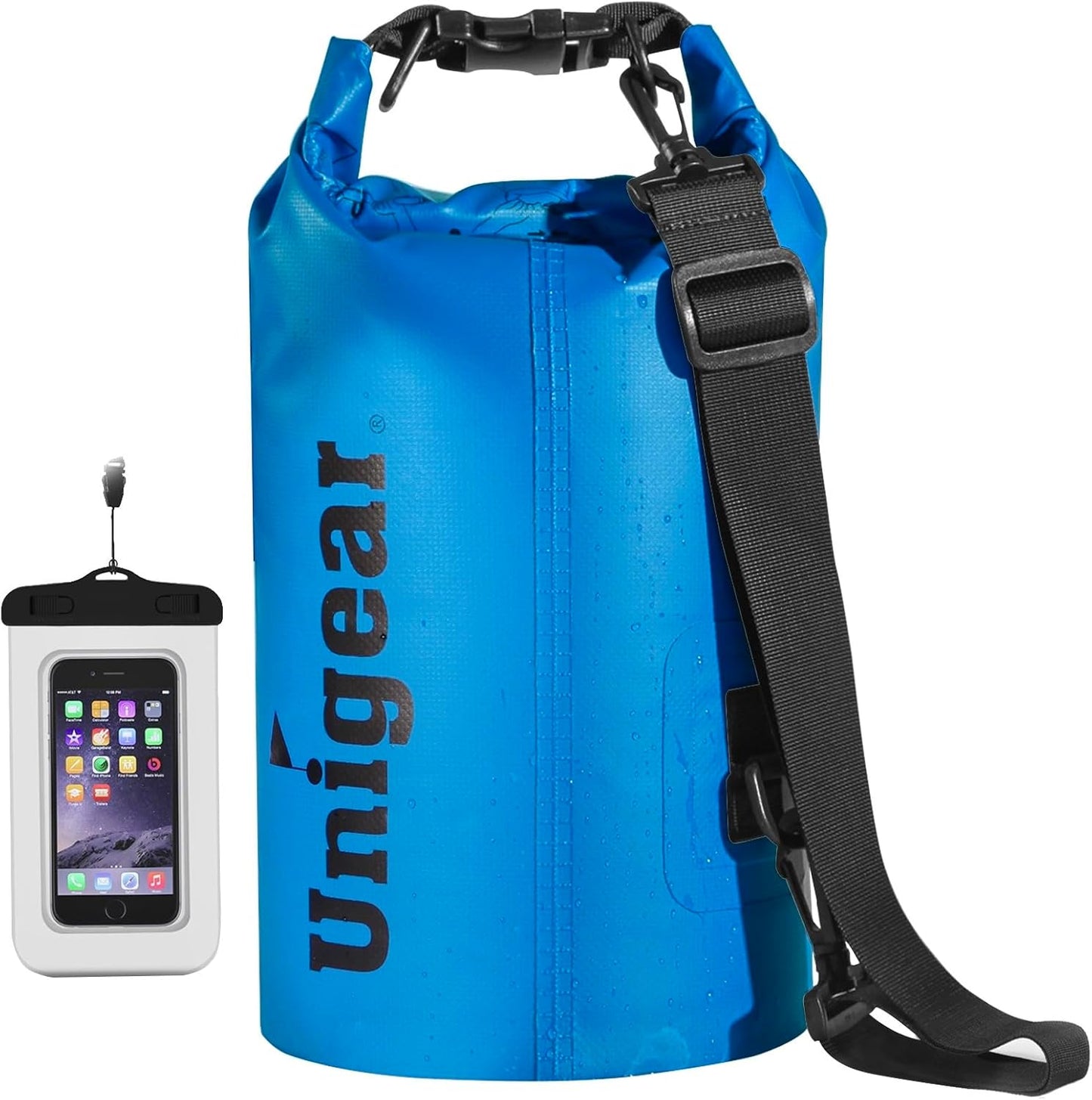 Unigear Waterproof Dry Bag - Lightweight Floating Storage for Kayaking, Fishing & Camping | 2L to 40L Sizes