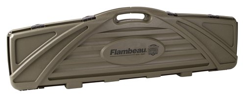 Flambeau Outdoors Zerust Infused Double Scoped Gun Case - 53", Olive Drab Green