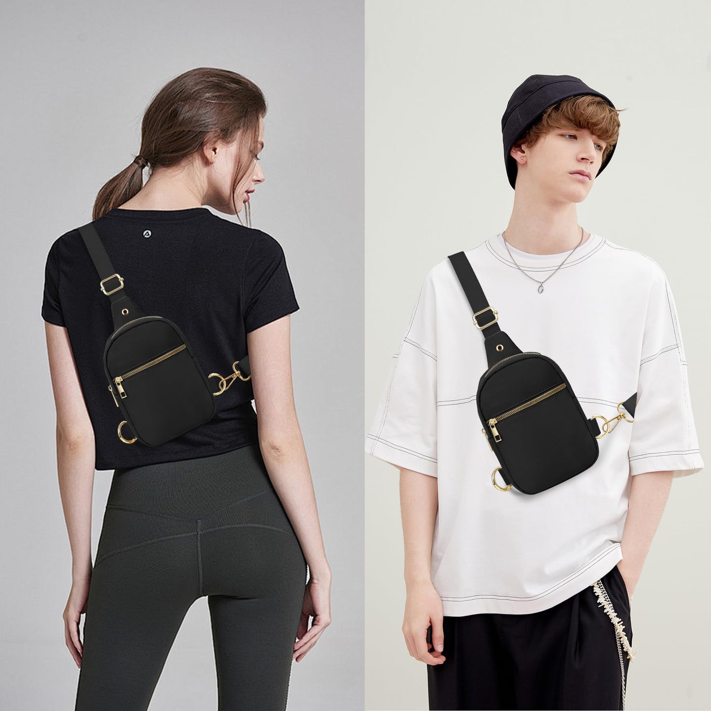 VOROLO Fanny Pack For Women And Men Crossbody Bag Belt Bag with Adjustable Strap Valentines Day