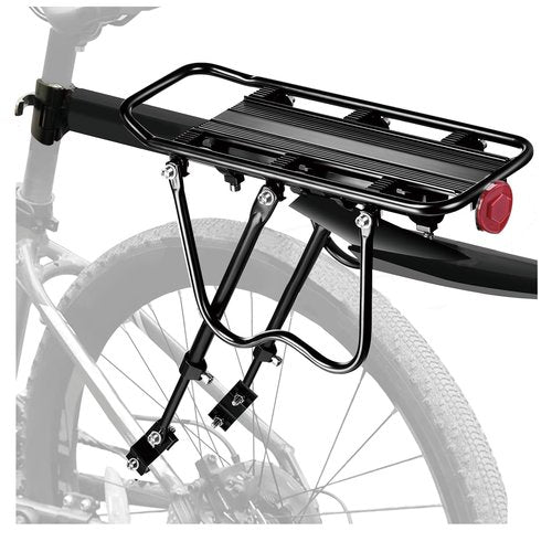 Vikooyes Bicycle Bike Cargo Rack Rear Bike Rack for Back of Bike Mountain Bicycle Cargo Rack Bike Pannier Luggage Carrier Rack