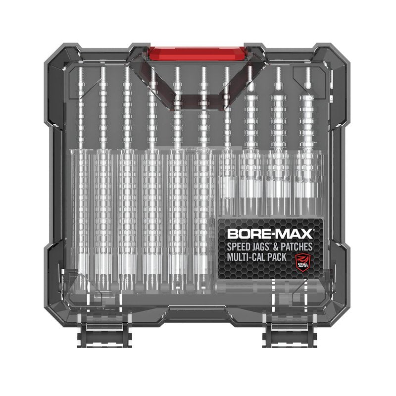 Real Avid Bore Max Speed Jags and Patches Multi Cal Pack – 10 Jags and 500 Patches for Faster Bore Cleaning with Deeper Surface Contact and Long Lasting Nickel Plated Fit for Handgun & Rifle Calibers