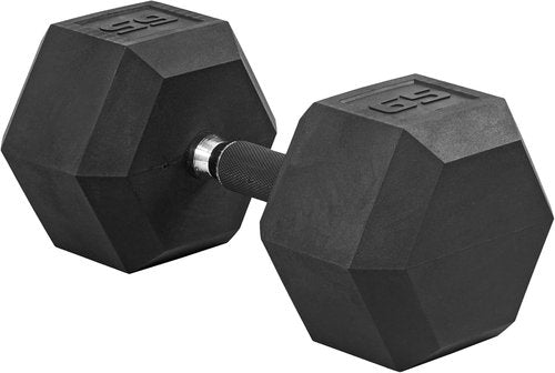 CAP Barbell Coated Hex Dumbbell - Durable Weight Options from 10 to 120 lbs | Versatile Fitness Gear