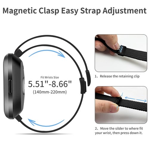 Zspoly Braided Band Compatible with Fitbit Versa 4 Bands for Women/Versa 3/Sense 2/Sense band, Magnetic Clasp Elastic Fabric Sport Nylon Smartwatch Band for Fitbit Versa4/3/Sense1/2