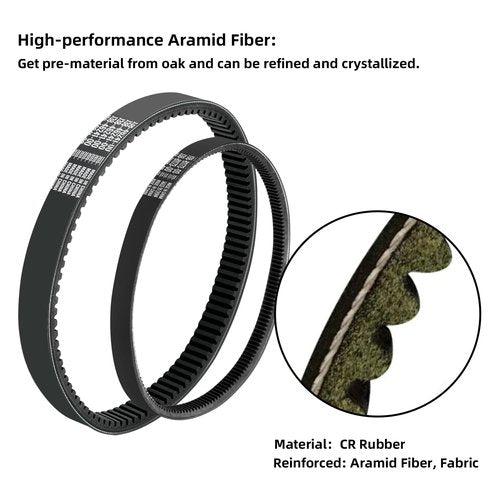 AIPSET Golf Cart Dive Belt & Starter Belt Compatible with Yamaha G2-G29 4 Cycle Models, Replaces OEM# J38-46241-00, J55-G6241-00, J38-81173-00, J55-H1173